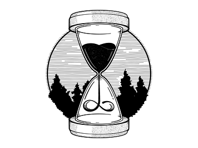 Life's short, but only the start of eternity adobe adobe illustrator black and white bw design illustration illustrator vector