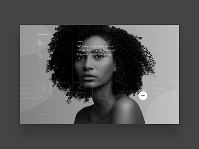 Clément Dumas C. art direction black design digital freelance minimalist typography user interface visual design white