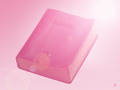 The Design Bible debut dribbble first pink shots thanks