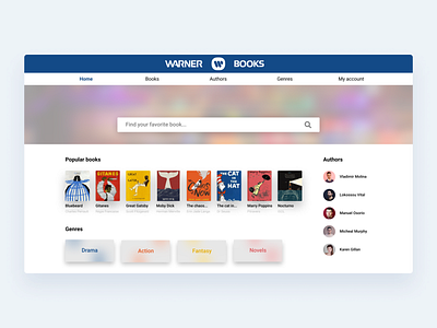 Digital Bookstore 📚 book bookshop bookstore design figma ui ui design web webdesign