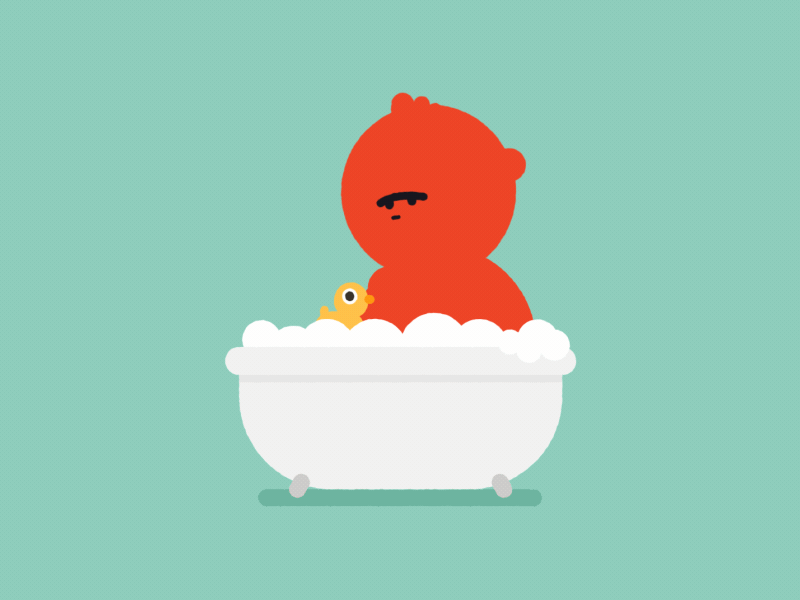 Red Head & the bath!!! by Alex Covella on Dribbble