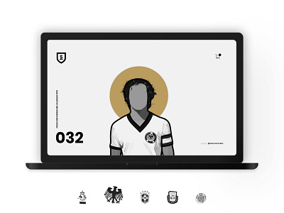 Seleccion Futbol Homepage ecommerce flat football illustration mac minimal soccer ui ux vectorart webdesign website