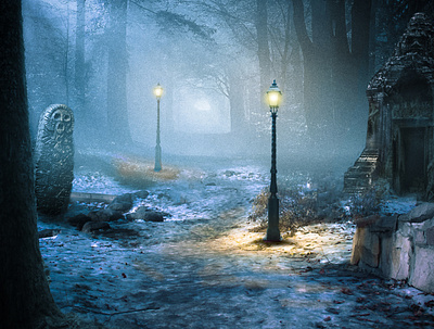 A Dark and Lonely Path design photo manipulation