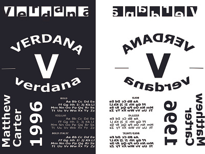 Verdana Poster