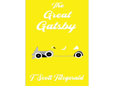 The Great Gastby ebook cover design illustration illustrator type typography ui vector