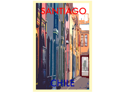 Santiago Chile Poster