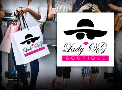 Lady OG Boutique branding graphic design logo logo design