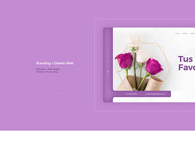 Tony Hall - Website Flowers branding design diseñador web illustrator logo paginas web photoshop tony hall tonyhallstudio ux designer web design website