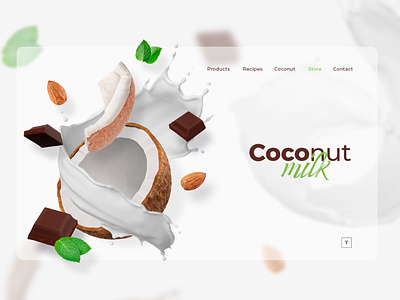 Tony Hall - Coconut Milk website project branding design diseñador web logo paginas web photoshop tony hall tonyhall tonyhallstudio ui ux designer web design web designer website