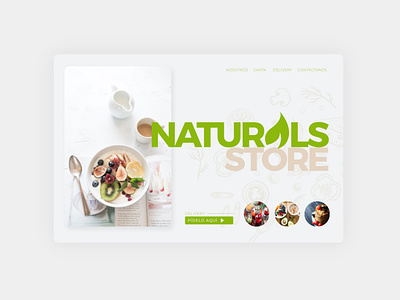 Naturals store Website adobe xd branding diseñador web diseño web logo paginas web photoshop tony hall ux designer web designer website wordpress