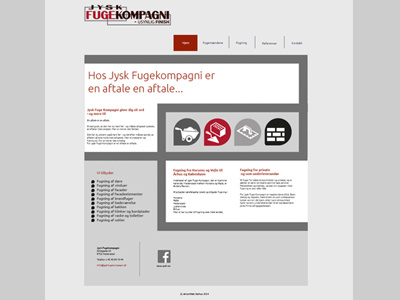 Webdesign for danish company