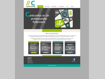 Webdesign for danish company