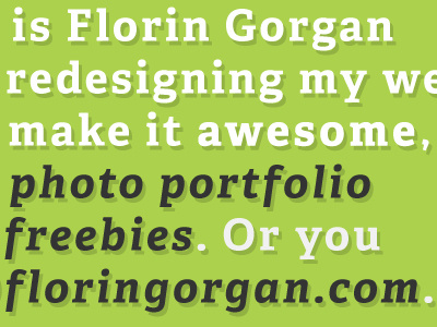 floringorgan.com Coming Soon Page adelle coming design florin floringorgan.com font green page redesign redesigning responsive slab serif slab serif soon web design website