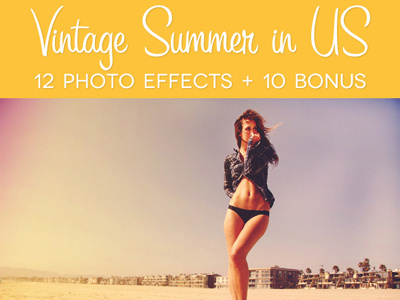 Vintage Summer in US effect fashion flare photo photo effect photo effects photographer photography premium retro sun flare tweak us vintage