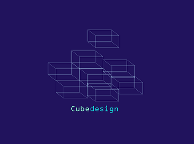 Cubedesign cube cubic design illustration shapes ui ux