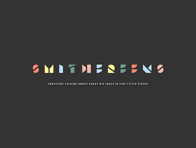 Podcast Logo - Smithereens branding design logo podcast podcast branding shapes typography