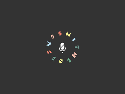 Podcast Logo - Smithereens branding crest design logo podcast podcast branding shapes typography