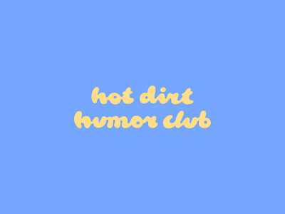 Logotype - Hot Dirt Humor Club