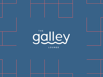 Logo - The Galley Lounge bar branding design grid logo logotype