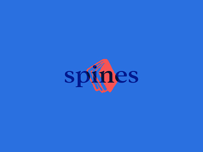 Logo - Spines: A Book Club book book club branding design logo spines stamp