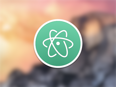 Atom Icon By Oz Hashimoto On Dribbble