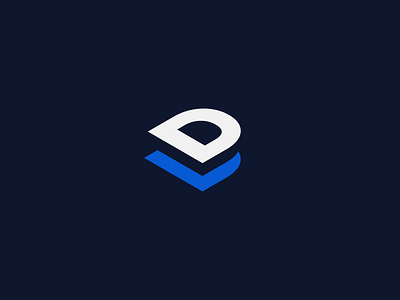 DarkLight Logo blue brand identity branding color cybersecurity logo logo mark logotype negative space vector