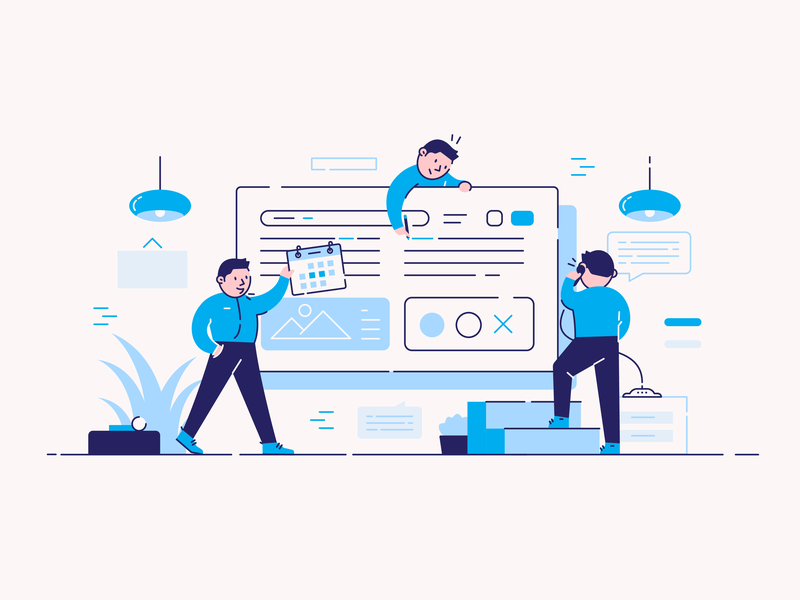 Project Management project management uiux ui project pm foliage person illustration character