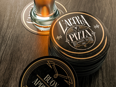 L'altra Pizza 2 3d branding cinema 4d cinema4d design illustration illustrator lettering logo render