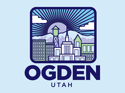 First Shot - Ogden Logo first shot ogden thick lines utah