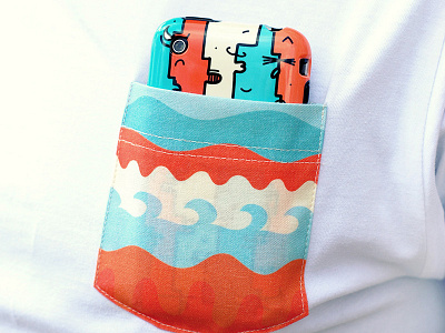 The Seven Seas - Pocket design colorful design fashion pattern pocket t shirt
