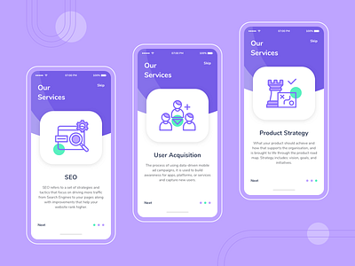 Onboarding Screen for Digital Consulting Agency