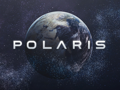 Polaris Typeface cover font futuristic game logo movie poster sci fi space title tugcu typeface wide
