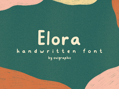 Elora Handwritten Font children childrens book font graphic handwritten handwritten font kids art kids font vector