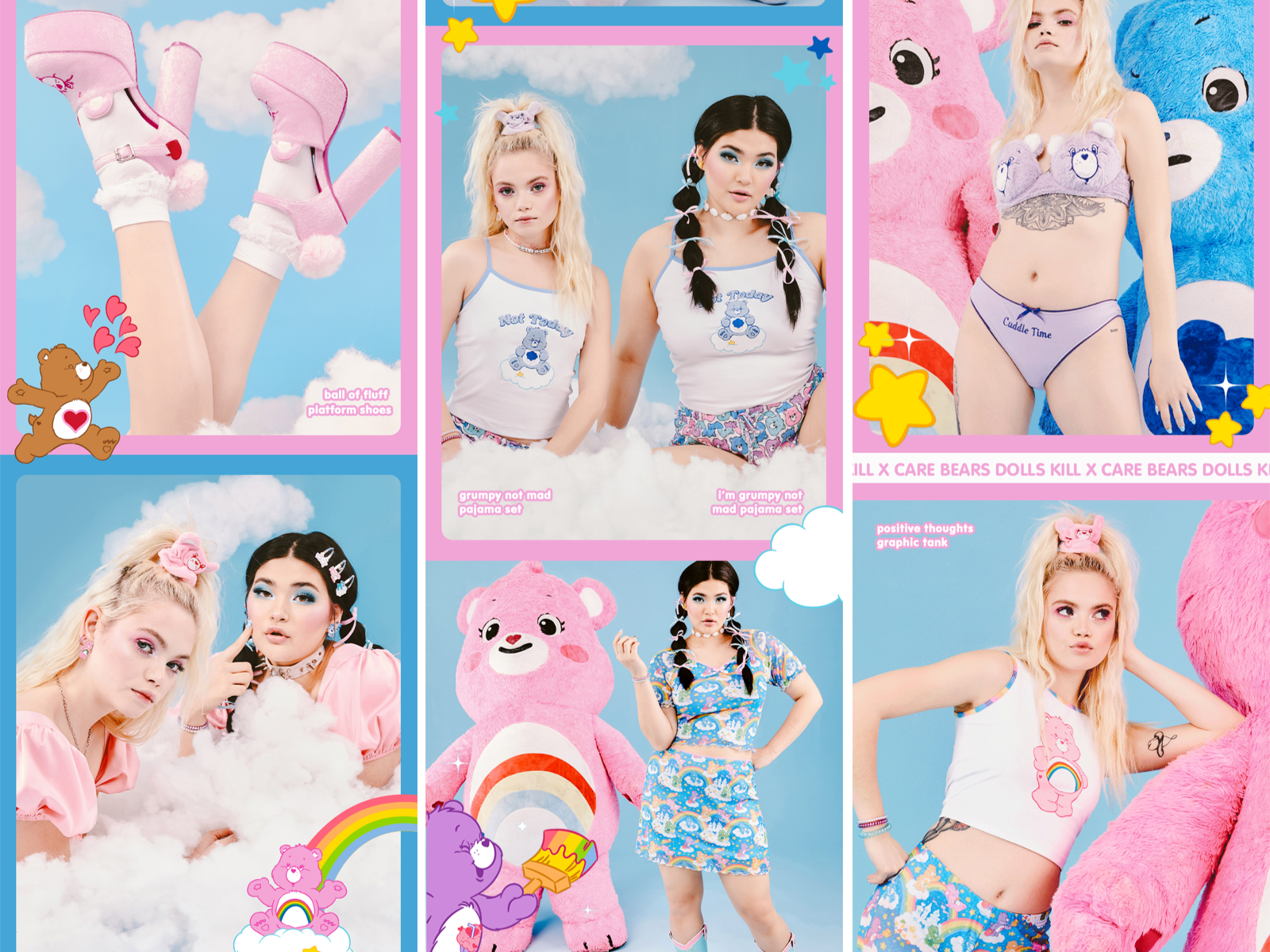 Care Bears x Dolls Kill by Kate Moore on Dribbble