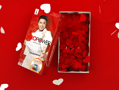 Heropower Valentine's Day cinema4d illustrator photoshop product design redshift ui ux