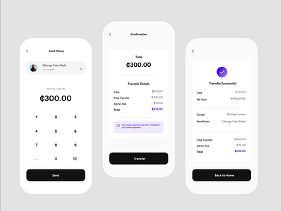 Cedi Money Transfer UI