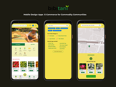 Mobile App: bibitani commodity design ecommerce figma mobile app ui user experience ux