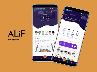ALiF - muslim platform design exploration figma islam apps mobile app muslim user experience