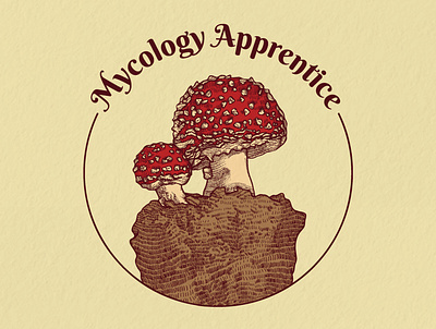 Mycology Apprentice branding design graphic design illustration logo vector