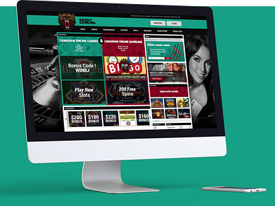 Grizzly Gambling Website Design branding design interface portfolio ui user experience user experience design user interface user interface design ux web web design webdesign website website design