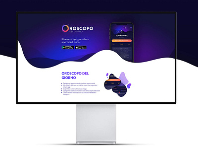 Oroscopo app design