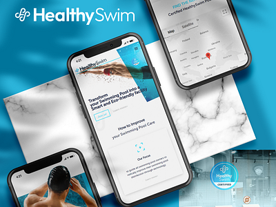 Healthy Swim identity