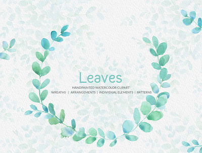 Leaves Handpainted Watercolor Clipart Collection backdrops bouquets etsy floral art florist gogivofineart graphicsdesign green green leaves handpainted instantdownload leaf leaf pattern leaves leaves and plants patterndesign png watercolor clipart watercolour painting wreaths