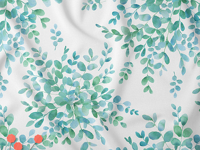 Leaves Handpainted Watercolor Clipart Collection