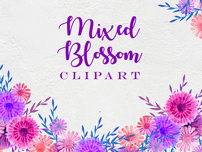 Mixed Blossom Clipart