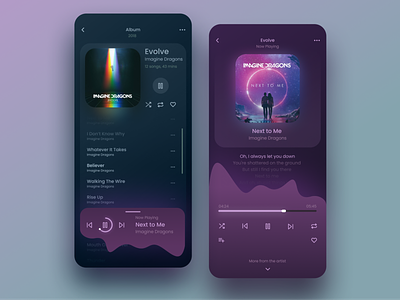 Simple Music Player App UI