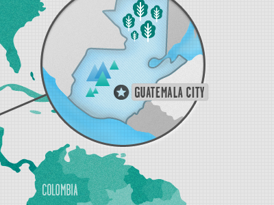Where is Guate Project america geography guatemala illustration location map