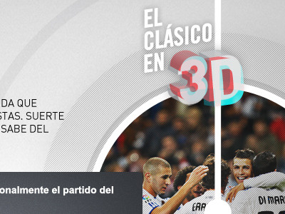 Clásico en 3D 3d app contest facebook soccer