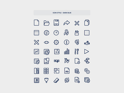 Icon style list design graphic icon icon design icon set illustrator vector