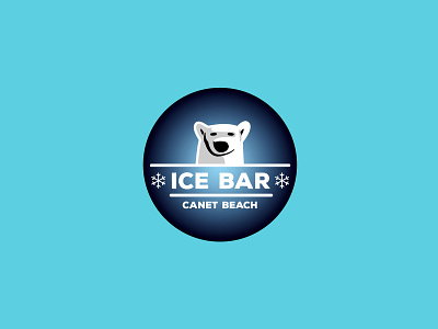 Logotype for a ice bar in south of France